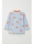 Kız Bebek Pijama Takımı Meyve Desenli 4 Ay-1 Yaş, Buz Mavisi 4