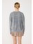 Bisiklet Yaka Basic Asit Yıkamalı Sweatshirt 4