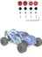 4 Adet Altıgen Tekerlek Tahrik Adaptörü Için 1/10 Ecx 2WD Serisi Ruckus Torment Axe Brutus Devre Amp Rc Araba Yükseltme Parçaları,1 (Yurt Dışından) 2