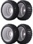 4 Adet 116MM 1/8 Rc Off-Road Buggy Lastik Tekerlek 17MM Hex Arrma Traxxas Redcat Takımı Losi Kyosho Vrx Hpı Wr8 Hsp Hobao,3 (Yurt Dışından) 3
