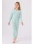 Kız Çocuk Açık Mint Pijama Takımı 3