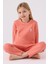Kız Çocuk Pembe Pijama Takımı 3