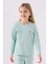 Kız Çocuk Açık Mint Pijama Takımı 2