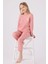 Kız Çocuk Retro Pembe Pijama Takımı 3