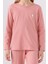 Kız Çocuk Retro Pembe Pijama Takımı 4