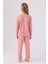 Kız Çocuk Retro Pembe Pijama Takımı 5