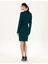 Kadın Koyu Yeşil Slim Fit Triko Elbise 50290605-VR079 4