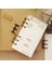 Beyaz Stil Metal Defter Bağlayıcı Gevşek Yaprak 3 Halkalı Takvim Daire Bağlayıcı Scrapbooking Albüm Menteşe Halkalar Okul Bağlama Kağıt Kelepçesi Dıy (Yurt Dışından) 5