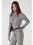 Bisiklet Yaka Fitilli Triko Crop Top 2