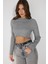 Bisiklet Yaka Fitilli Triko Crop Top 3