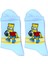 Simpson Çizgi Film Karakter Desenli Kolej Çorap 1