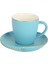Çizgi Kavis Desenli Turkuaz Fincan Takımı MTFK.0094 1