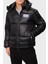 Logolu Kapitoneli Regular Fit Çıkarılabilir Kapüşonlu Şişme Mont Erkek Mont 6DPB71 PN2MZ 1200 1