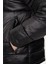 Logolu Kapitoneli Regular Fit Çıkarılabilir Kapüşonlu Şişme Mont Erkek Mont 6DPB71 PN2MZ 1200 5