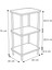 Egemodüler Dekoratif 3 Raflı Ahşap Kitaplık Raf Ahşap Gazetelik Ayakkabılık 3 Katlı Düzenleyici 5