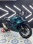 Rks R250 Şimşek Desen Kaplama Motosiklet Sticker Etiket Modeli - Mavi 2
