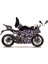 Cfmoto 250SR Mor Kamuflaj (Camouflage) Model Parçalı Motosıklet Kaplama Stıcker Etıket Modelı 1