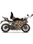 Cfmoto 250SR Turuncu Kamuflaj (Camouflage) Model Parçalı Motosıklet Kaplama Stıcker Etıket Modelı 1