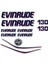 Evinrude 130 Hp Tekne Sticker Etiket Modeli 2