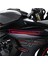 Cfmoto 450SR Orijinal Sticker Tasarım Etiket Modeli Grenaj Üstü Şerit Kırmızı Sol 2