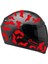 Kırmızı Kamuflaj Kask Sticker Modeli 1