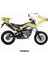Yamaha Wr 125 X/r "line Yellow" Tasarım Motosiklet Sticker Etiket Kaplama Modeli 1