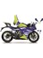Cfmoto 250SR "mavi - Yesil" racıng model Parçalı Motosıklet Kaplama Stıcker Etıket Modelı 1