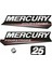 Mercury 25 Hp 4 Zamanlı Tekne Sticker Etiket Modeli 1