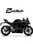 Cfmoto 450SR Kaplama Motosiklet Sticker Etiket Modeli Şimşek Desen Beyaz 2