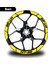 Sarı Yamaha Mt-25 Geniş Jant Sticker Etiket Modeli 1