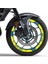 Sarı Yamaha Mt-25 Geniş Jant Sticker Etiket Modeli 2