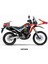 Honda CRF250 Rally "full Divided" Tasarım Motosiklet Sticker Etiket Kaplama Modeli 1