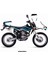 Kuba Black Cat Line Tasarım Motosiklet Sticker Etiket Kaplama Modeli 1