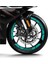 Turkuaz Cf Moto 250 Sr Geniş Jant Sticker Etiket Modeli 2