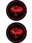 Red Dragon Damla Logo Sticker 1