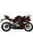 Cfmoto 250SR Dark Red Venti Sticker Parçalı Motosiklet Kaplama Etiket Modeli 1