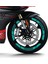 Turkuaz Cf Moto 450 Sr Geniş Jant Sticker Etiket Modeli 2