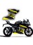 Cf Moto SR450 Lenovo Yan Ön Grenaj Sticker Etiket Model Sarı 1