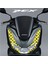 Honda Pcx Ön Far Kaşı Lv Tasarımı Şeffaf Sticker Sarı 1