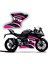 Cf Moto SR450 Lenovo Yan Ön Grenaj Sticker Etiket Model Pembe 1
