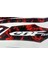 Honda Cbf 150 Kırmızı Fırtına Desenli Sticker Etiket Modeli 2