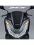Honda Pcx Ön Far Kaşı Şeffaf Sticker Turuncu 2