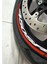 Cfmoto 450SR Sticker Jant Iç & Dış Yazılı Etiket Modeli Kırmızı - Beyaz 2