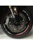 Cfmoto 450SR Sticker Jant Iç & Dış Yazılı Etiket Modeli Kırmızı - Beyaz 4
