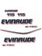 Evinrude 115 Hp Tekne Sticker Etiket Modeli 1
