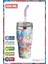 Tumbler Özel Desenli Cup 590 ml Vakumlu Paslanmaz Çelik Termos Pipetli/rahat Içim -FFVGN1001-590ML 2