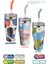Tumbler Özel Desenli Cup 590 ml Vakumlu Paslanmaz Çelik Termos Pipetli/rahat Içim -FFVGN1001-590ML 5