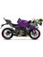 Cfmoto 250SR Mor - Sarı - Yeşil Joker Venom Sticker Parçalı Motosiklet Kaplama Etiket Modeli 1