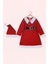 Kız Çocuk Kırmızı Noel Elbise Kemer Şapka 1-3 Yaş 1