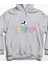 Snoopy'nin Sevgi Dolu Dünyası Kapüşonlu Sweatshirt Gri 1